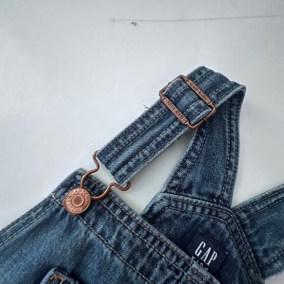 Gap Kids Denim Overall Dress Size 8 - Picture 3 of 4